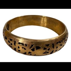 VTG ‘Made In India’ Brass Filigree bangle